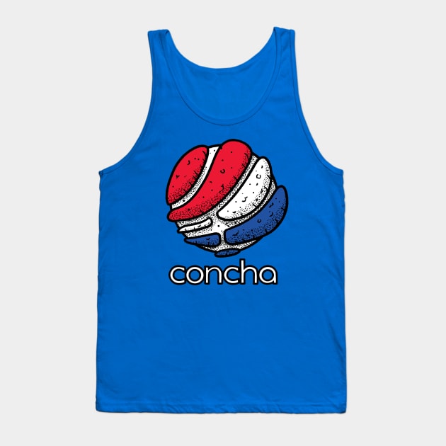 Concha - Pan Dulce Funny Mexican Food Tank Top by aaronsartroom